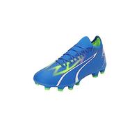 PUMA Women's Match FG/AG WN's Soccer Shoe, Ultra Blue White-PRO Green, 5 UK