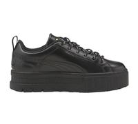 PUMA Women's Mayze Flutur Dua Lipa Leather Lifestyle Casual and Fashion Sneakers, Black, 5.5 UK
