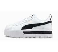 Puma Womens Mayze Leather Trainers / White-Black / RRP £90