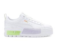 PUMA Womens Mayze Mis Platform Lace Up Sneakers Shoes Casual - White - Size 10 M