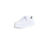 PUMA Women's Mayze Stack Edgy Sneaker, White, 11 Medium US