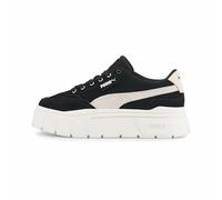 PUMA Womens Mayze Stack Soft Winter Platform Sneakers Shoes Casual - White, Black, 4 UK
