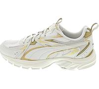 PUMA Women's MILENIO TECH WMNS DAYINIGHT Sneaker, Vapor Gray Gold-Warm White, 6.5 UK