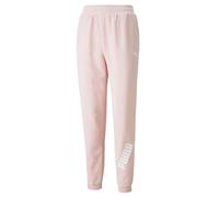 Puma Womens Modern Sports Jogging Bottoms - Pink - L - Pink - 56% Cotton/44% Polyester