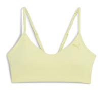 Puma Womens Move Non Wired Medium Impact Sports Bra in Gold Moon - Size 10 UK
