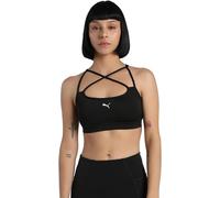 PUMA Women's Move Strappy Bra Sports Bras Gym Training Workout Black Size XS