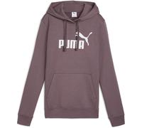 Puma Womens No. 1 Logo Tech Fleece Overhead Hoodie in Raisin - Purple - Size 10 UK