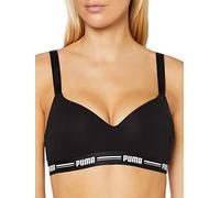 Puma Womens Padded Bra Top - Black - Size Large