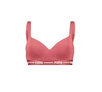 PUMA Women's Padded Short top Sports Bra, Heartfelt, XL