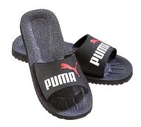 PUMA Women's Popcat Slide Sandals, Black Deluxe, 9 UK