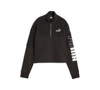 PUMA Women's Power Colorblock High Neck Crew Winterized Sweat