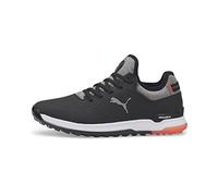 PUMA Women's Proadapt Alphacat Golf Shoe, Black Silver/Hot Coral, 6.5 UK