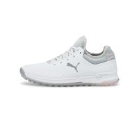 PUMA Women's Proadapt Alphacat Golf Shoe, White Silver-Pink Lady, 4 UK