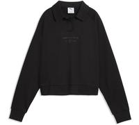 Puma Women's Puma Class Relaxed Longsleeve Polo Fl Crew Sweats (Pack of 1)