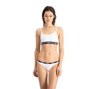 PUMA Women's Puma Iconic Women's (2 Pack) Bikini style underwear, White/White, L UK