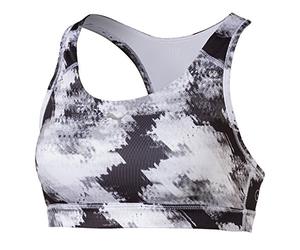 Puma Women's Pwrs Hape Forever Graphic Bustier, Womens, PWRSHAPE Forever Graphic, Puma Black-White Explosive Pt, Large