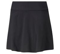 PUMA Women's Pwrshape Solid Skirt Golf Shorts, Black, L