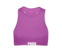 PUMA Women's Raceback Bikini Top, Magenta, L