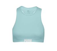 PUMA Women's Raceback Bikini Top, Mint,