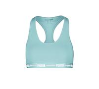 PUMA Women's Racer Back Sports Bra, Mint, M