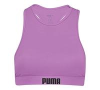 PUMA Women's Racerback Swim Top Bikini Top, -018 Pink, M