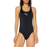 PUMA Women's Racerback Swimsuit, Schwarz, S