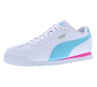 PUMA Women's Roma Shoes Sneaker, White/Light Mint/Hero Blue, 6 UK