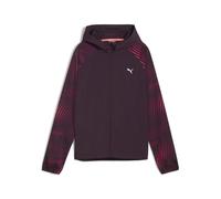PUMA Women's Run Favorite Woven Jacket, Midnight Plum-aop, XS
