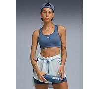 Puma Womens Running 4Keeps Run Bra - Blue, Blue, Size L, Women Blue