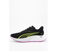 Puma Womens Running Electrify Nitro 4 Trainers - Puma Black/Yellow Alert, Puma Black-Yellow Alert, Size 4, Women Puma Black-Yellow Alert