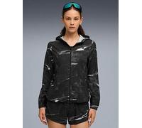Puma Womens Running Velocity Printed Woven Jacket - Black, Black, Size L, Women Black