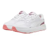 Puma Womens Runtamed GirlPower Leather Platform Trainers - White - 6 UK - White - 100% Mixed