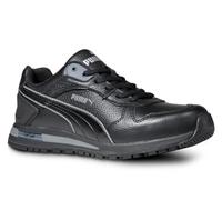 PUMA Women's Safety Frontside Composite Toe ESD Shoes, Black, 5.5
