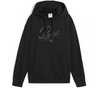 Puma Women's Script Comfort Tech Fleece Overhead Hoodie