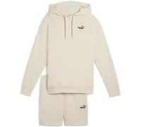 PUMA Womens Short Hooded Relaxed Sweat 7" Tr Op Knitted Suits, Alpine Snow, XL EU