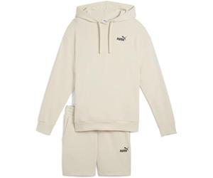 PUMA Womens Short Hooded Relaxed Sweat 7" Tr Op Knitted Suits, Alpine Snow, XL EU