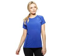 Puma Women's Short Sleeve T-Shirt - Royal Blue, Medium/Size 12