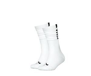 PUMA Women's Slouch Sock Hosiery, White/Black, 35/38, weiß/schwarz, 2.5/5