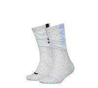 PUMA Women's Slouch Socks Hosiery, Grey Mélange/Electric, 39/42, Grey Mélange/Electric, 6/8