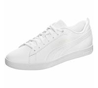 PUMA Women Puma Smash Wns v2 L Sneakers, Puma White-Puma White, 6.5 UK
