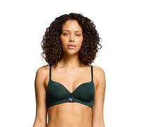 PUMA Womens Soft Padded Bra, Green Terrain, 34B UK