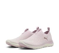 PUMA Women's Softride Remi Slip-on Knit Running Shoes, Rose Mauve-Warm White-Rose Gold, 3 UK