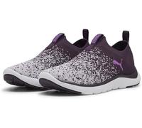 PUMA Women's SOFTRIDE REMI Slip-ON Knit WN's Road Running Shoe, Midnight Plum-Lilac Frost White, 3.5 UK