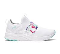 PUMA Women's Softride Sophia Slip On Running Shoe, White/Aruba Blue, 9