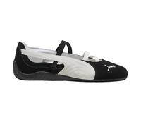 Puma Womens Speedcat Ballet Suede Shoes, Puma Black/Puma White/Warm White, 6.5