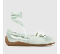 PUMA Women's Speedcat Ballet Trainers in Light Green, Fabric, Size: 7 UK 7 (EU 40½)