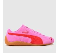 PUMA Women's Speedcat Trainers in Pink & Orange, Suede, Size: 4 UK 4 (EU 37)