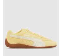 PUMA Women's Speedcat Trainers in Yellow & White, Suede, Size: 3 UK 3 (EU 35½)