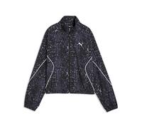 PUMA Womens Sport Relaxed Animal Printed Full-Zip Jacket