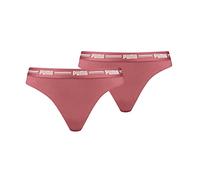 PUMA Women's String Pack of 2 Thong Panties, Heartfelt, L